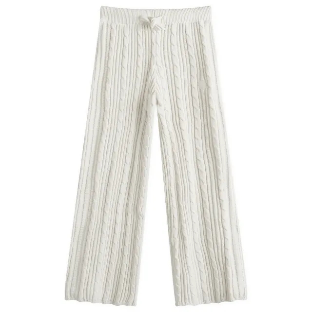 adidas Originals Womens 70s Knitted Jogger - White - Size XL - White