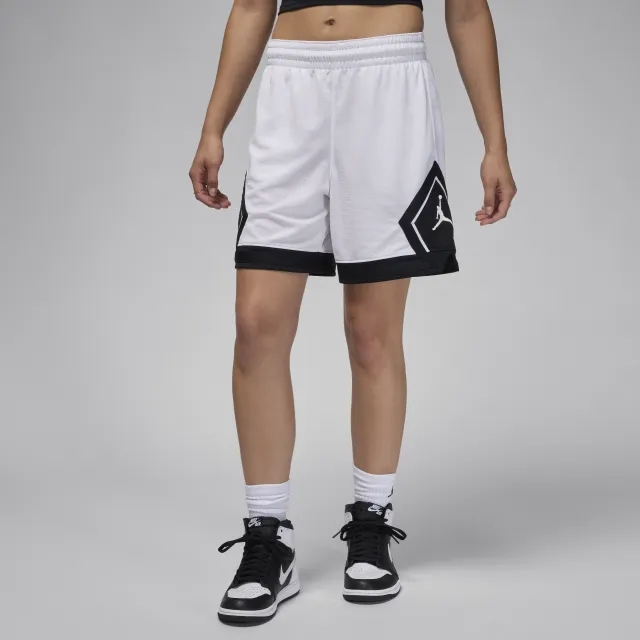 Nike Jordan Sport Women's Diamond Shorts - White - Polyester