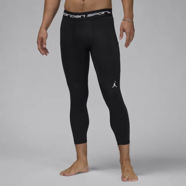 Nike Jordan Sport Men's Dri-FIT 3/4-Length Tights - Black - Polyester/Elastane