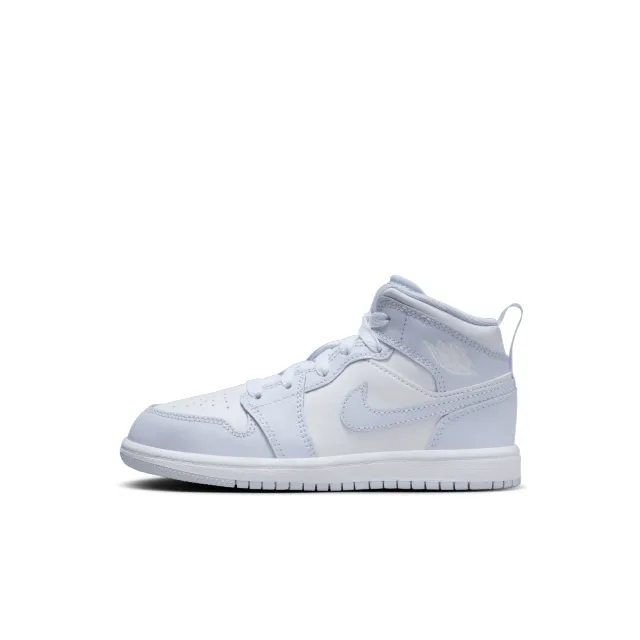 Nike Jordan 1 Mid Younger Kids' Shoes - Blue