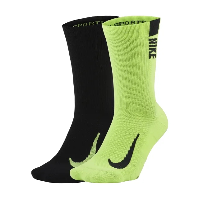 Nike Multiplier Crew Running Socks - Multicoloured