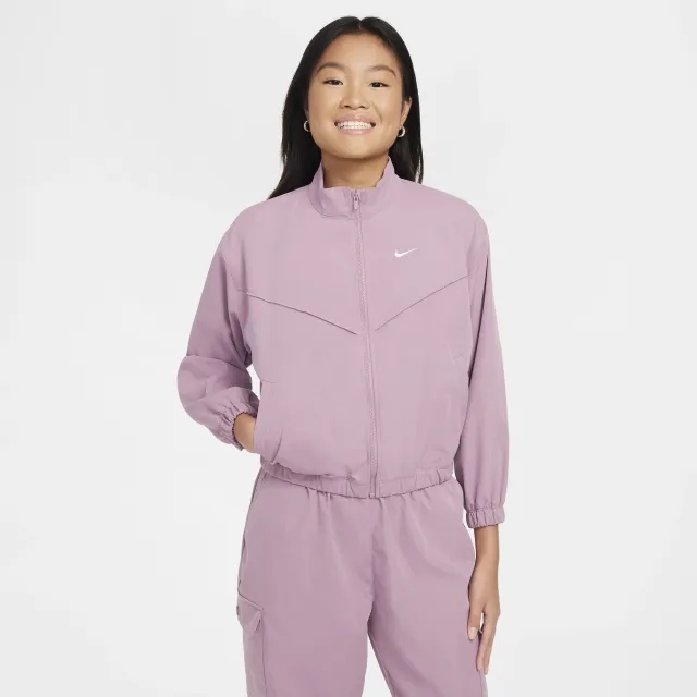 Nike Style Star Oversized Unisex Jackets - Purple