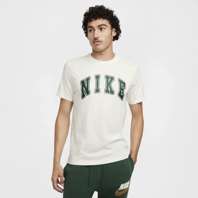 Nike Sportswear Club Men's T-Shirt - White - Cotton/Polyester