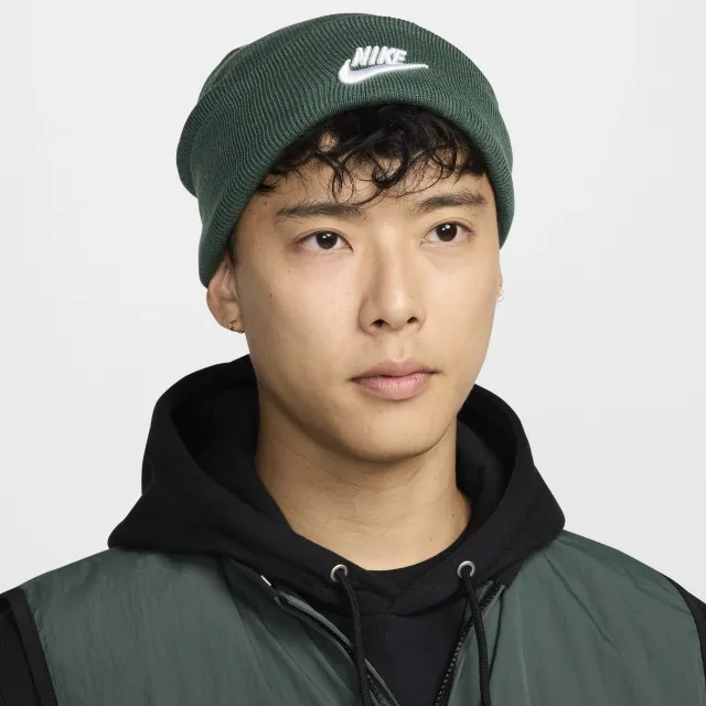 Nike Peak Futura Beanie - Green - Recycled Polyester Minimum