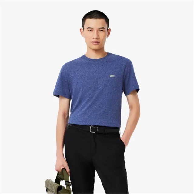 Lacoste Mercerized Cotton T-shirt - Navy Blue