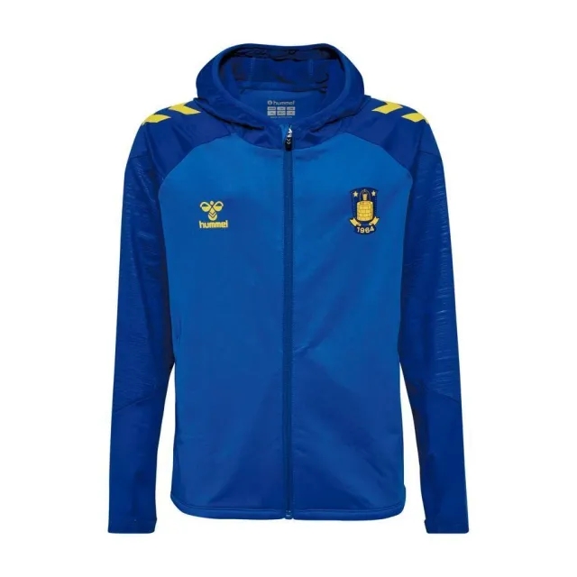 Hummel Brondby If Training Jacket Pre Match Line Up - Limoges Kids - ['Yellow']