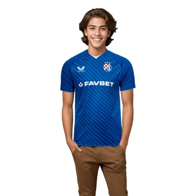 Castore Dinamo Zagreb Home Shirt 2024/25 - ['Blue']