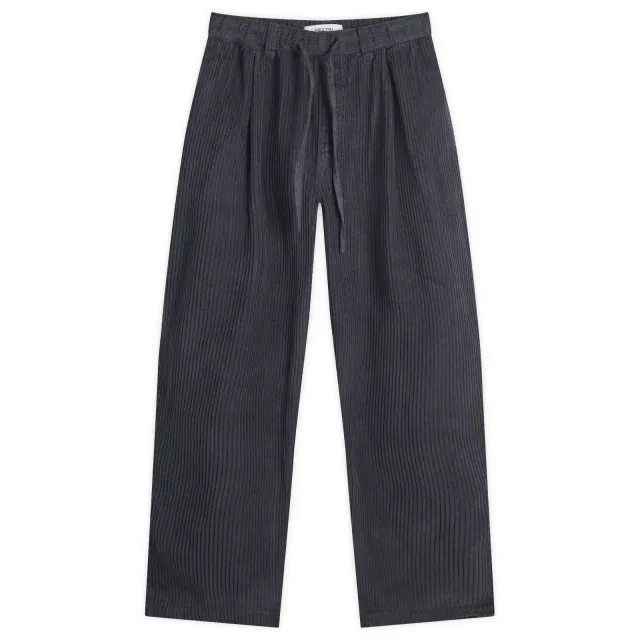 Kestin Men's Doune Trousers Charcoal Jumbo Cord