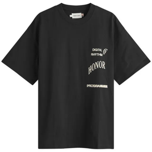 Honor the Gift Men's Sunray Logo T-Shirt Black