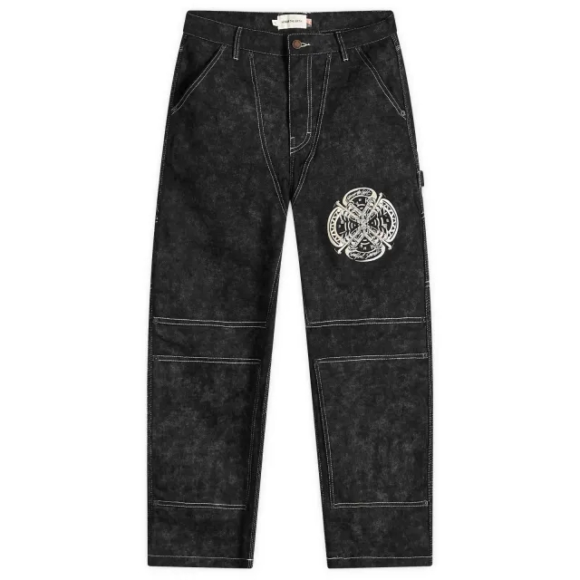 Honor the Gift Men's Washed Carpenter Pants Black