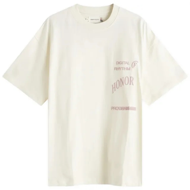 Honor The Gift Sunray Logo Tee Men Shortsleeves Beige