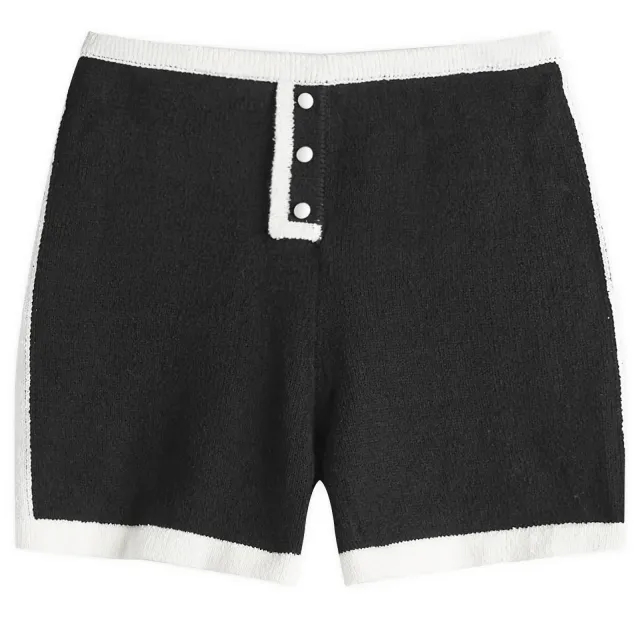 House Of Sunny Women's Contrast Knitted Hot Pants Multi