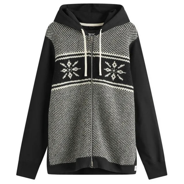 Junya Watanabe MAN Men's x Reigning Champ Shetland Wool Parka Black/Off White