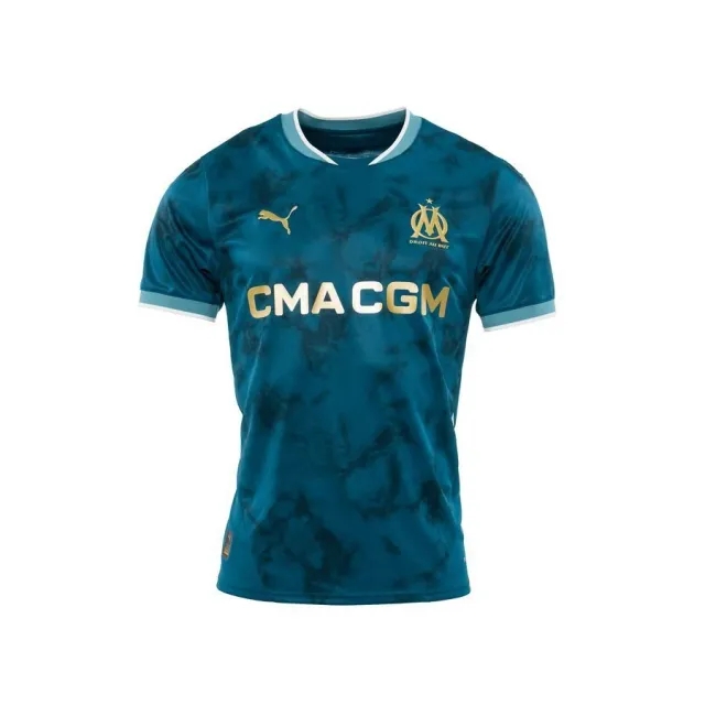 Puma Marseille Away Shirt 2024/25 Kids - ['Blue']