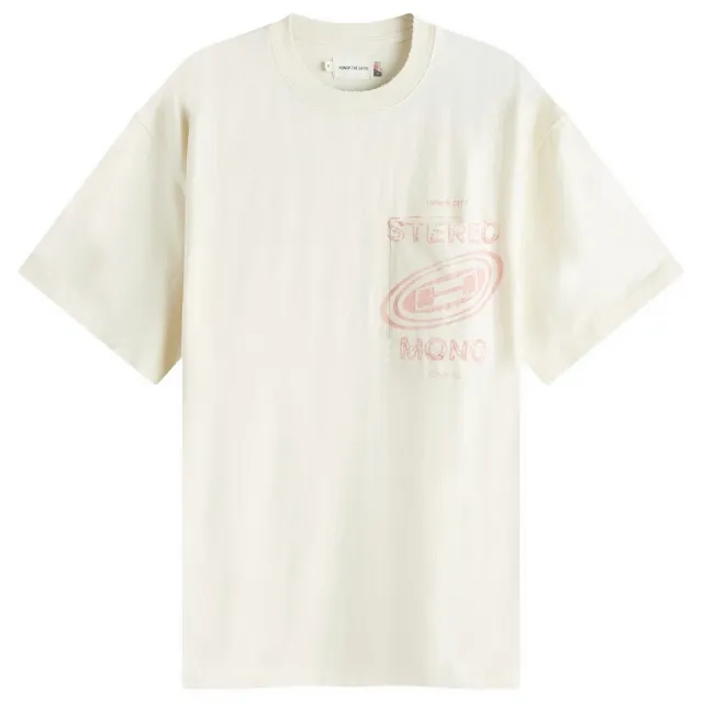 Honor the Gift Men's Stereo Mono T-Shirt Cream