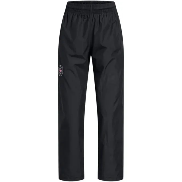 Under Armour Women's Project Rock Woven Badge Of Honor Pants Black / White L