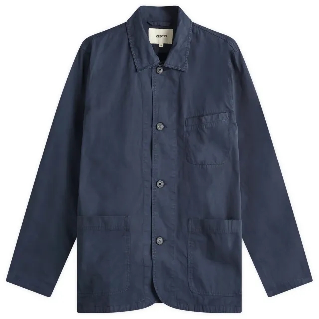 Kestin Men's Huntly Jacket Navy Cotton Twill