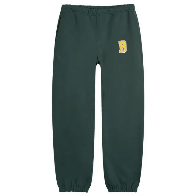 BEAMS Men's B Sweat Pants Green
