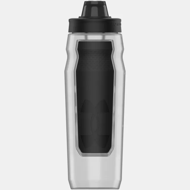 Under Armour  Playmaker Squeeze 32 oz. Water Bottle Clear / Black / Black