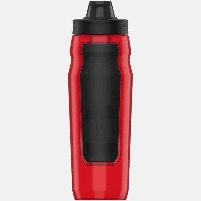 Under Armour  Playmaker Squeeze 32 oz. Water Bottle Red / Black / Black