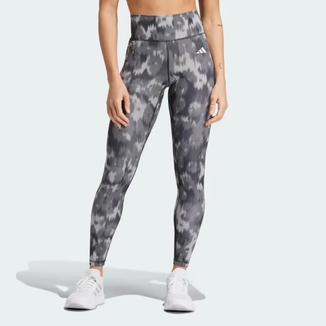 adidas Optime Essentials Allover Print Flower Tie-Dye Leggings