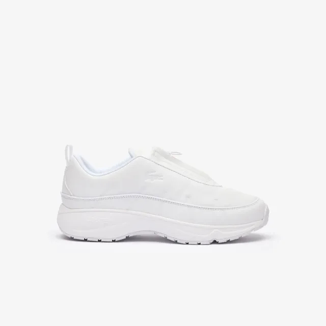 Lacoste Audyssor Zip Og Leather Trainers Men Lowtop White