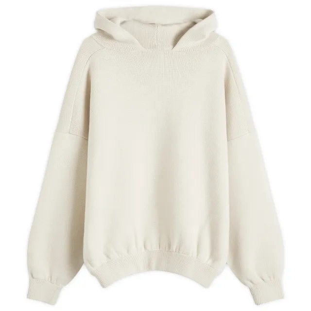 Fear of God Men's Boucle Knitted Hoodie Lemon Cream