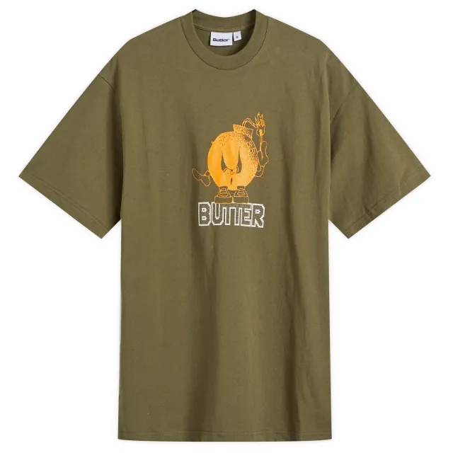 Butter Goods Men's Bomb T-Shirt Army
