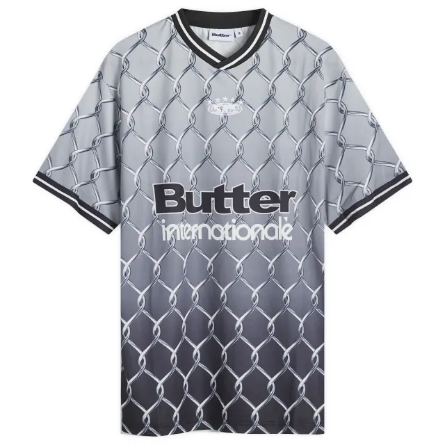 Butter Goods Cage Jersey Men Jerseys Grey