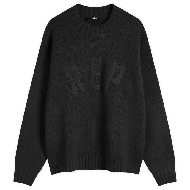 Represent Men's Rep Knit Jumper Black