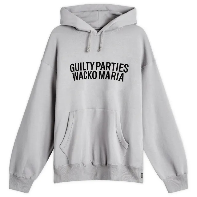 Wacko Maria Men's Logo Hoodie Gray
