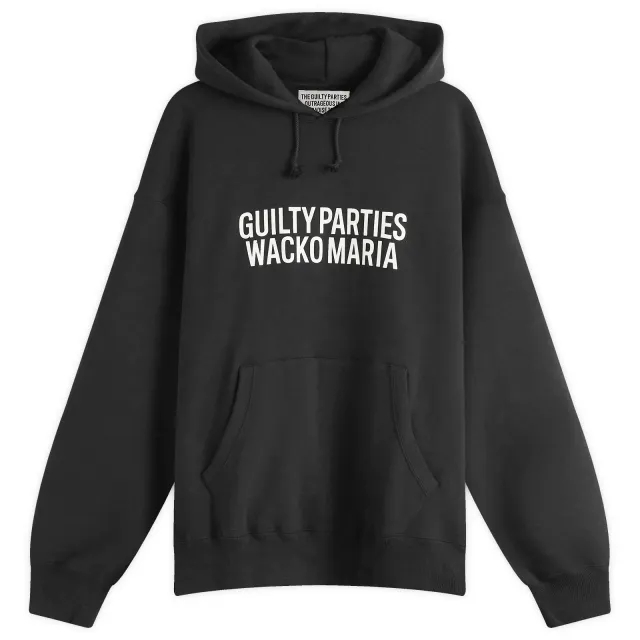 Wacko Maria Men's Logo Hoodie Black