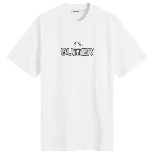 Butter Goods Lock Tee - White