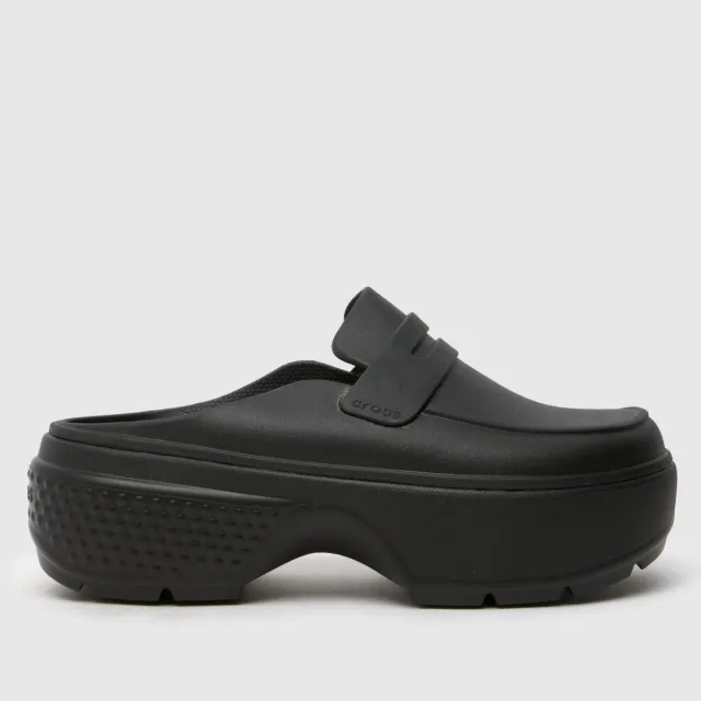 Crocs Stomp Loafer  in Black