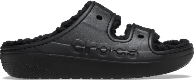Asics Crocs | Unisex | Baya Cozzzy | Sandals | Black | M12