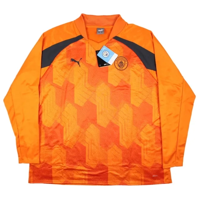 Puma Manchester City Mens LS Pre-Match Home Shirt 2023/24