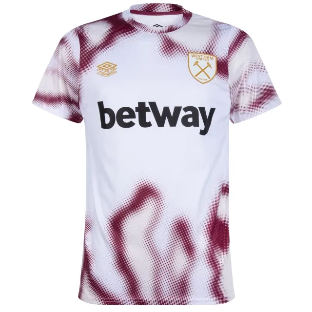 Umbro West Ham United Mens SS Pre-Match Home Shirt 2024/25