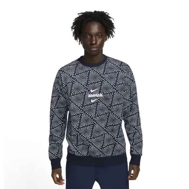Nigeria Club Fleece Crew Sweatshirt 2022-2023 Men's Navy Size: Medium Made By: Nike