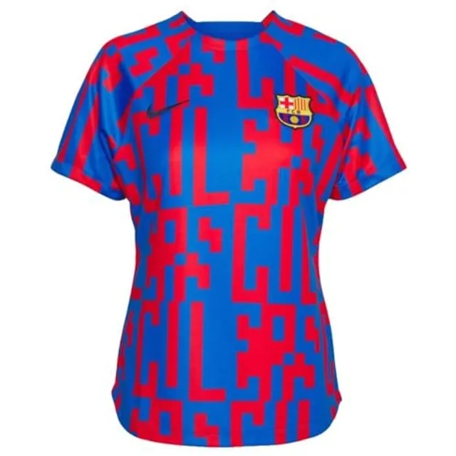 Nike Barcelona Mens SS Pre-Match Home Shirt 2022/23
