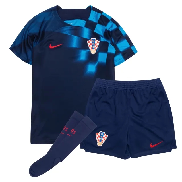 Nike Croatia Kids SS Away Mini Kit 2022