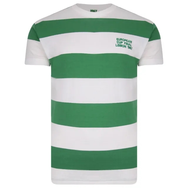Celtic 1967 European Cup Winners Retro Shirt Men's Green Made By: Score Draw