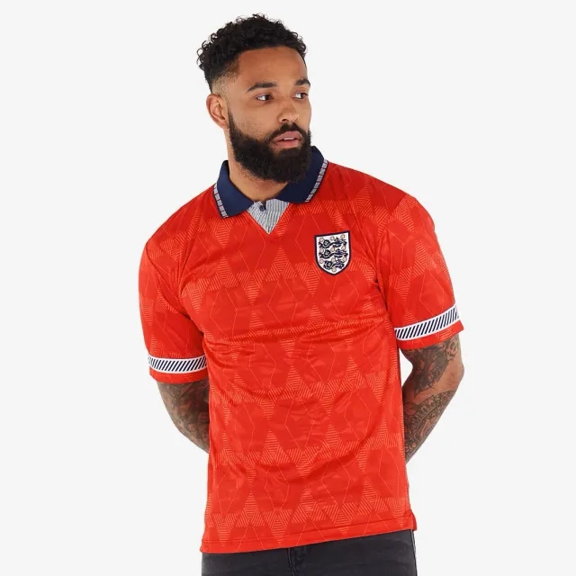 Score Draw England Mens SS Away Shirt 1990