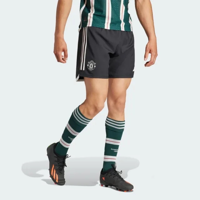 Man Utd Authentic Away Shorts (Black) 2023-2024 Men's Size: Extra Small Manchester United Made By: Adidas