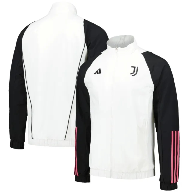 Juventus Presentation Jacket (White) 2023-2024 Men's Size: Medium Made By: Adidas