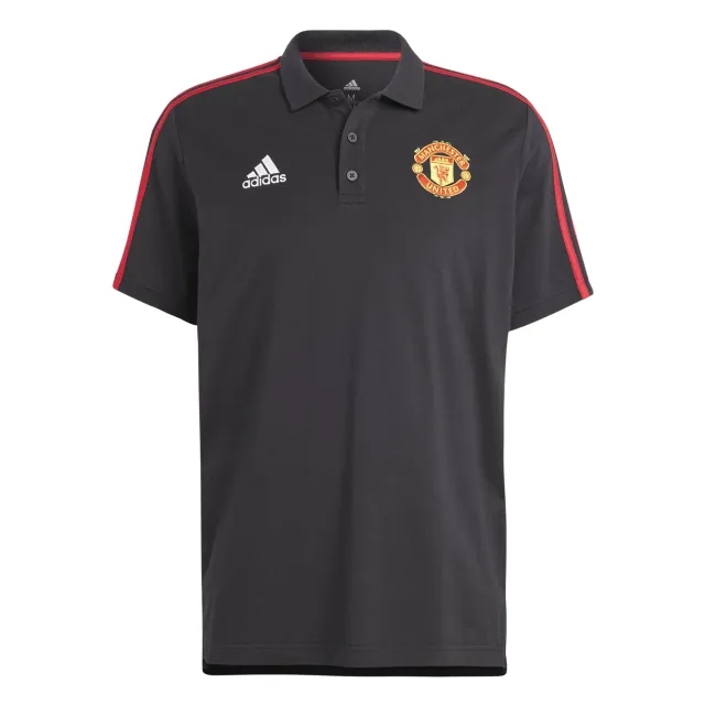 Man Utd DNA Polo Shirt (Black) 2023-2024 Men's Manchester United Made By: Adidas