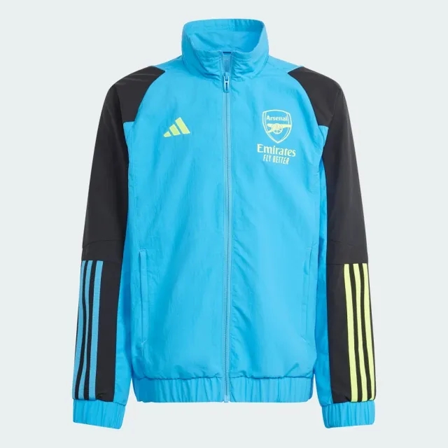Arsenal Presentation Jacket (Pulse Blue) - Kids 2023-2024 Size: 7-8 Made By: Adidas