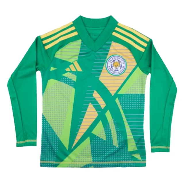 adidas Leicester City Kids LS Goalkeeper Home Shirt 2024/25