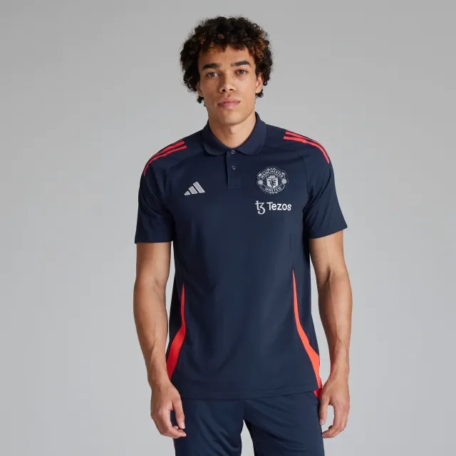 adidas Manchester United Tiro 24 Polo Shirt Navy