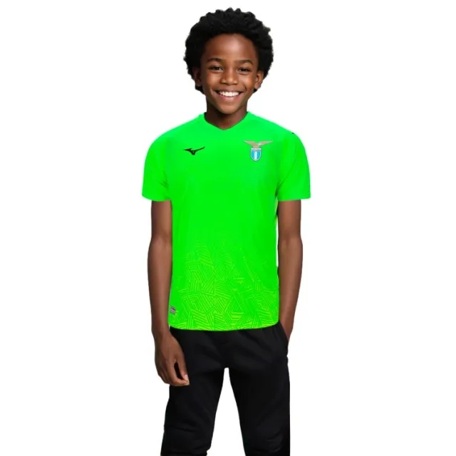 Mizuno Lazio Kids SS Goalkeeper Home Shirt 2024/25