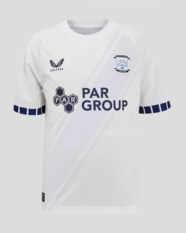 Castore Preston North End Kids SS Home Shirt 2024/25